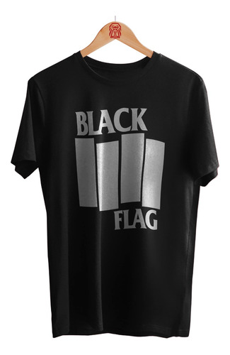 Polo Personalizado Banda Harcore Black Flag 001