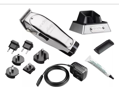 Clipper Andis Profesional Master Lithium-ion Hecho En Usa Plateado