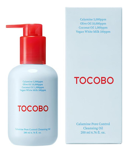 Aceite Limpiador Tocobo Calamine Pore Control 200 Ml Para Bl