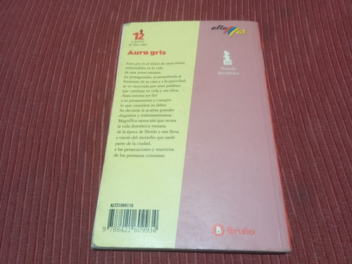 Libro Aura Gris, De Pilar Molina Llorente, Editorial Bruño (Usado)