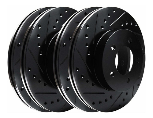 Kit Completo Rotor Freno Para Acura Tsx Color Negro Hart