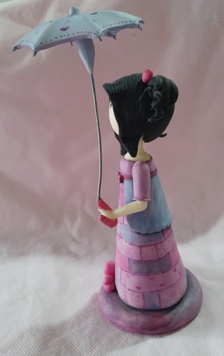 Adorno Muñeca Gorjuss De Porcelana Fria