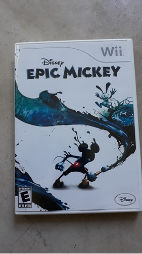 Jogo Nintendo Wii Disney Epic Mickey Completo Ótimo Estado