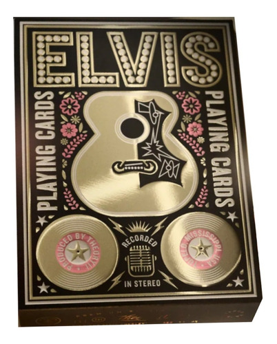 Cartas Elvis Presley Luxury Play Cards Naipes Las Vegas Rey