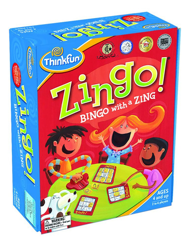 Juego De Mesa Zingo Bingo Para Lectores Preescolares Y Tempr