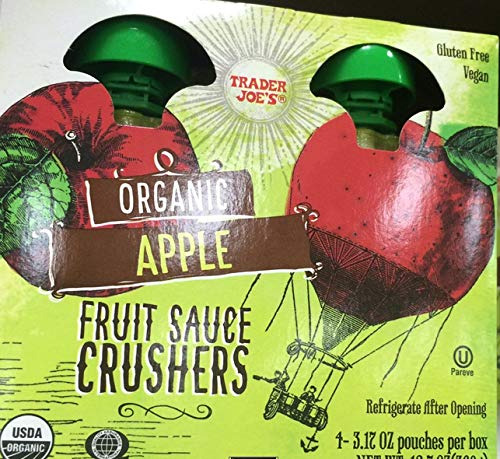 Trader Joe's Trituradoras De Frutas Con Salsa De Manzana Org