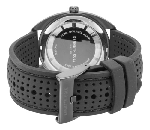 Reloj Kenneth Cole Ny Kcwgm7003001 44mm Negro Plateado Negro