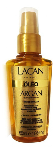 Óleo De Tratamento Capilar Argan- Lacan 55ml