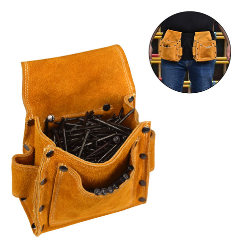 Bolsa Herramientas Con Bolsillo En Cintura Clavo Carpintero