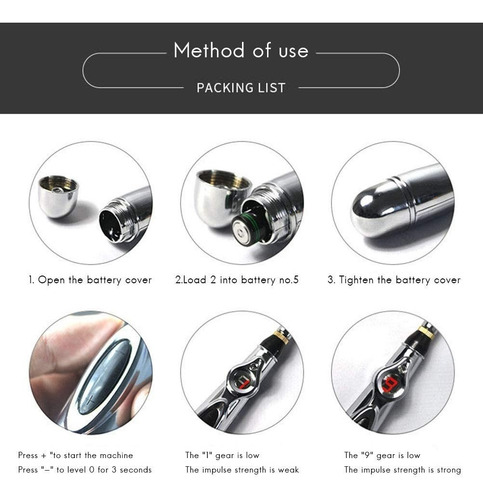 Acupuntor Masajeador Acupuntura Electroestimulador