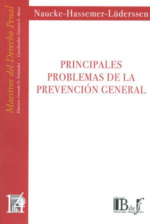 Libro Principales Problemas De La Prevención General #14