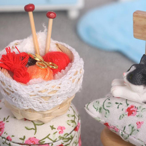 Set De Sillas En Miniatura Para Casa De Muñecas, Estilo B