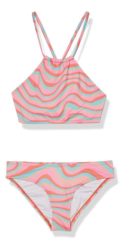 Billabong Conjunto De Bikini De Cuello Alto Sorbet Dreamz Pa