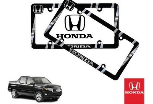 Par Porta Placas Honda Ridgeline 3.5 2006 A 2015 Original