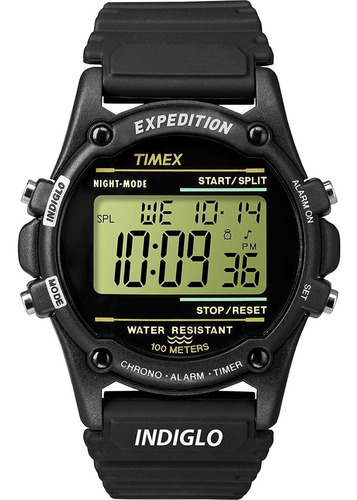 Reloj Timex Expedition Atlantis Para Hombre, 40 Mm, Negro