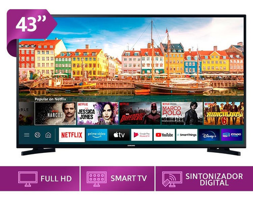 Smart Tv Samsung Un43t5202agxzs Led Full Hd 43  100v/240v 