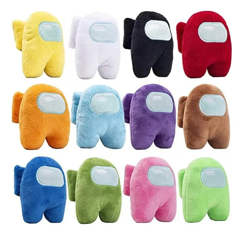 Wang Juego De 12 Modelos De Peluche De Among Us