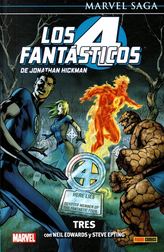 Comic, Marvel Saga Los Cuatro Fantasticos Tres