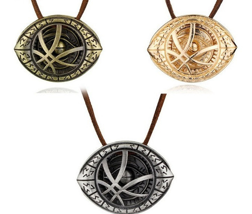 Collar Dije Doctor Strange Potter Gira Tiempo Agamoto