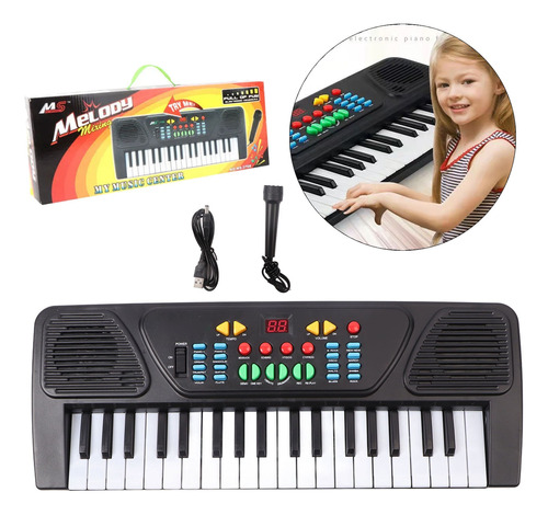 Teclado Musical Para Niños Juguete Pianos Digital 37 Teclas