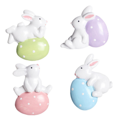 4pcs Pegatizas De Refrigerador En Forma De Con Huevo