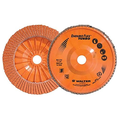 Walter 06a452 Enduroflex Turbo Abrasive Flap Disc [pack...