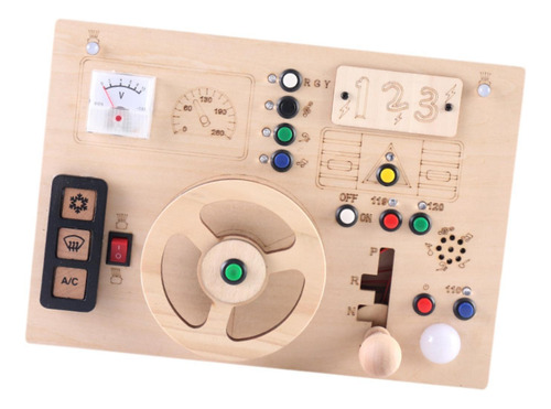 Tablero De Actividades Con Luces Led, Tablero Sensorial De