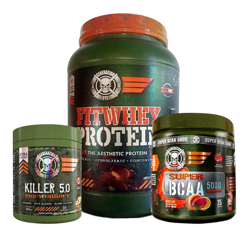 Proteina Fit Whey Protein - Killer 5.0 - Amino Bcaa 5000