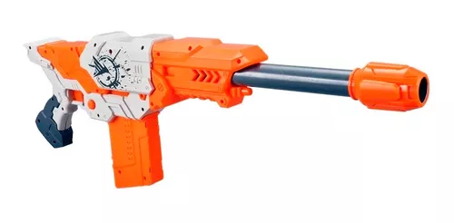 Lançador Nerf Super Shot Power Flash Com Lanterna Mira Modulus 75cm – dm  toys em Promoção na Americanas