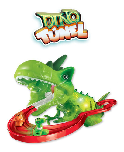 Brinquedo Pista Dino Tunel Com Som E Luz Zoop Toys