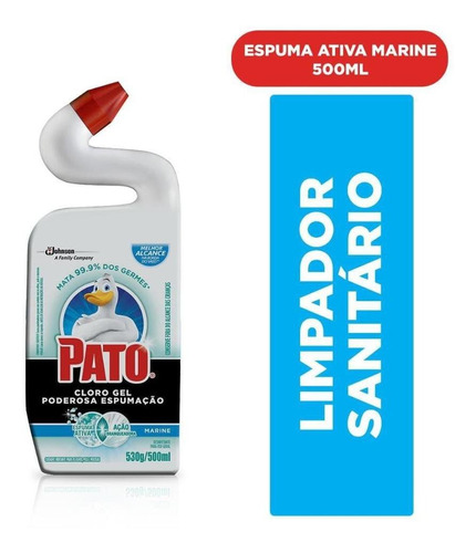 Limpador Sanitário Pato Cloro Gel Marine 500ml