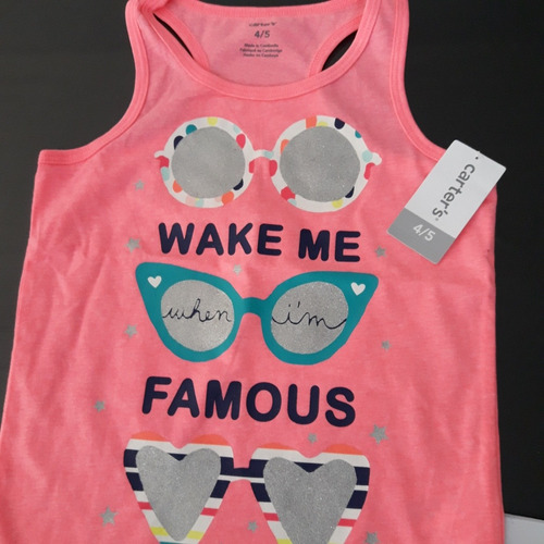 Musculosa Carter's Fucsia Talle 4-5