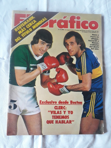 Revista El Grafico Nº 3224 Año 1981 Clerc Vilas Ferro Boca
