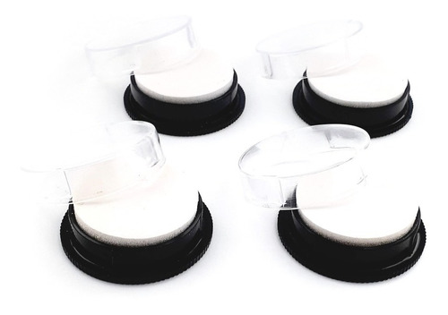 4 Mini Pad - Almohadillas Para Tinta Al Agua 3 Cm Diámetro