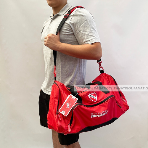 Imagen 2 de 6 de Bolso Deportivo Independiente Oficial 21 Pulgadas