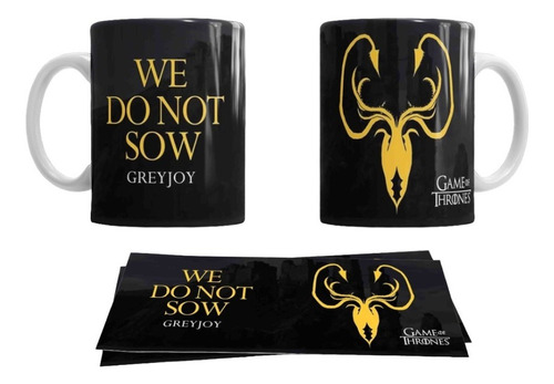 Taza Game Of Thrones Casa Greyjoy / Cerámica 330 Ml.