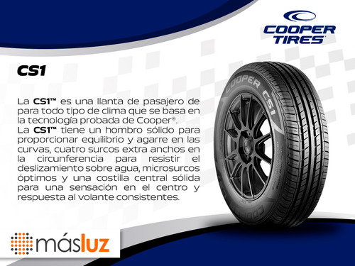 4 Llantas Cs1 Cooper Medida 195/60r15 88t Sl