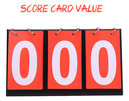 Marcador Deportivo Flip Score Count Tablero Para Mesa