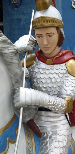 Imagem São Jorge 160 Cm Gesso Resinado * G R A N D E *