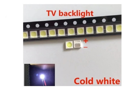 Imagem 5 de 8 de Led 3.0v 1w 3030 Positivo Invertido Philco / Outras - 50 Un.