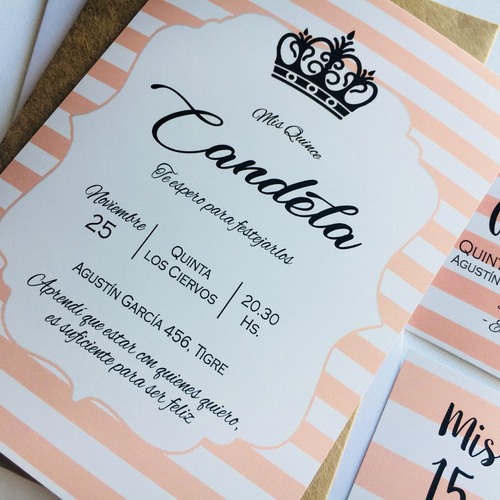 Invitaciones Quince Años Casamiento Participaciones X10