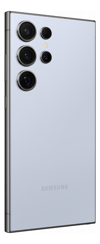 Teléfono celular Samsung Galaxy S24 Ultra, Galaxy Ai, cámara trasera cuádruple de hasta 200 MP, selfie de 12 MP, pantalla de 6.8 a 120 Hz, 256 GB, 12 GB de RAM, Esim de titanio azul - Excelente (Reacondicionado)