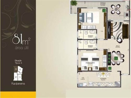 Imagem 9 de 20 de Apartamento - Venda - Guilhermina - Praia Grande - Gf13