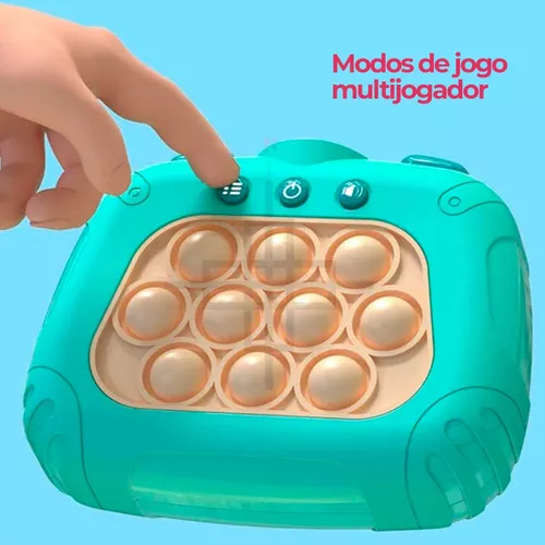 Jogo Competitivo Quick Push Bubble, Console Series Fidget Toy