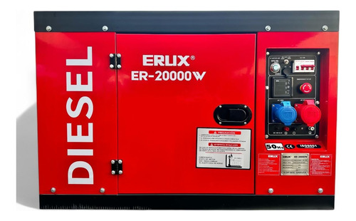 Generador Diésel Silencioso Erux Mod. Er-20000w. 14kva