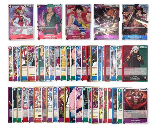 1000 Cartas Comunes, 10 R, 3 Sr Y 50 Dones De One Piece Tcg