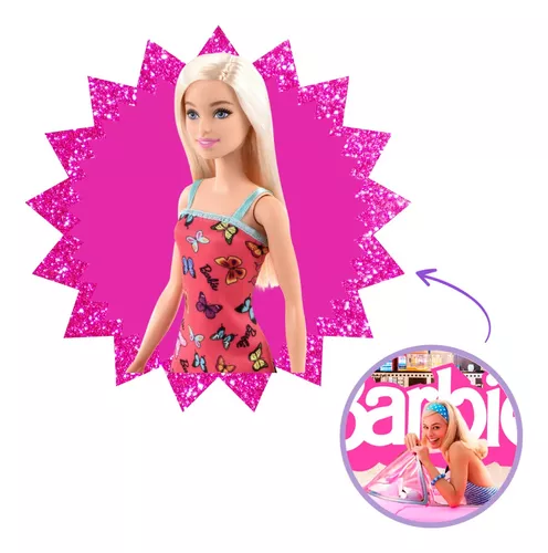 Boneca Barbie Fashion Basica Loira Mattel