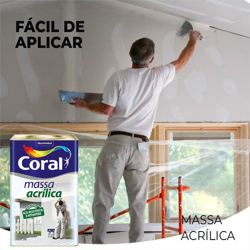 Masa acrílica 25 kg - Coral