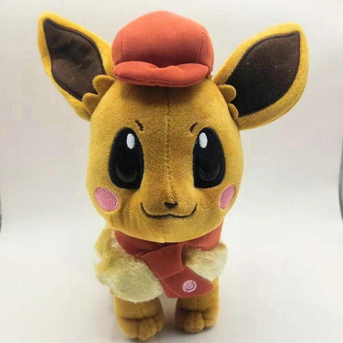 Peluche Eevee Con Sombrero Pokemon 22cm