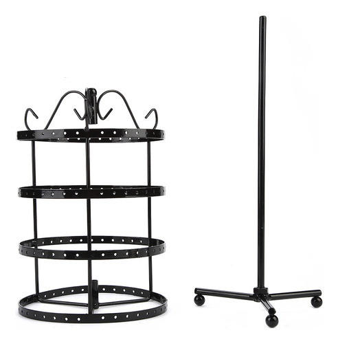 Soporte Giratorio Para Pendientes, 144 Agujeros, Soporte Par